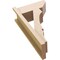 Ekena Millwork 7 1/2-in W x 16-in D x 28-in H Balboa Slat Rough Cedar Woodgrain TimberThane Outlooker, Primed Tan OUTUR075X16X28BOA24RCPR - alternate 3